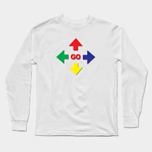 Arrow Go Primary Long Sleeve T-Shirt